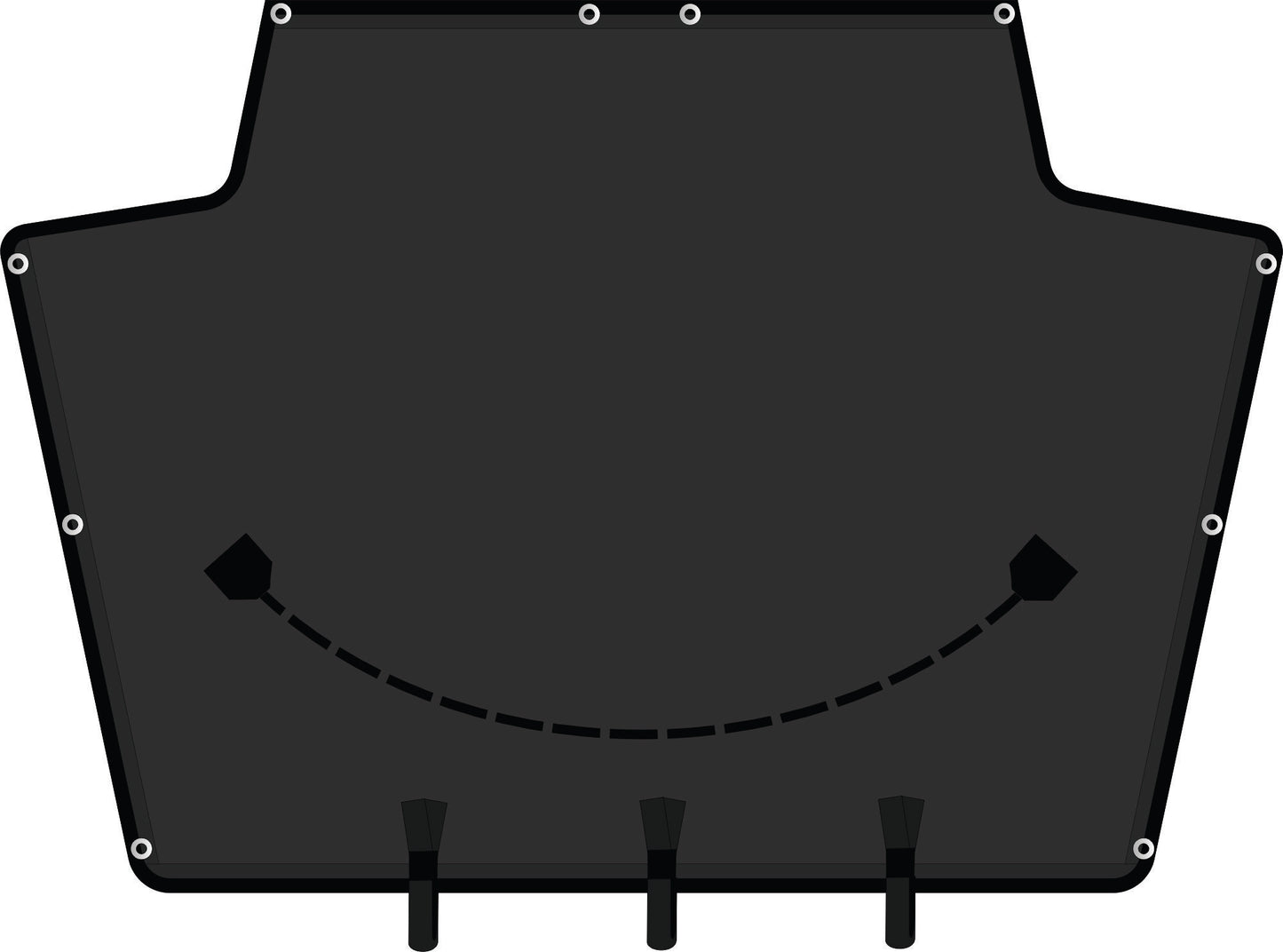 Key West T-Top Storage for Softtops 210BR, 203FS, & Others