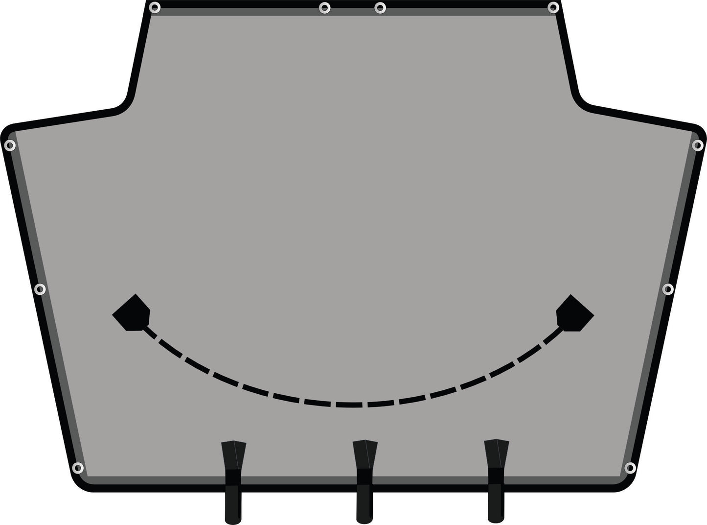 Key West T-Top Storage for Softtops 210BR, 203FS, & Others