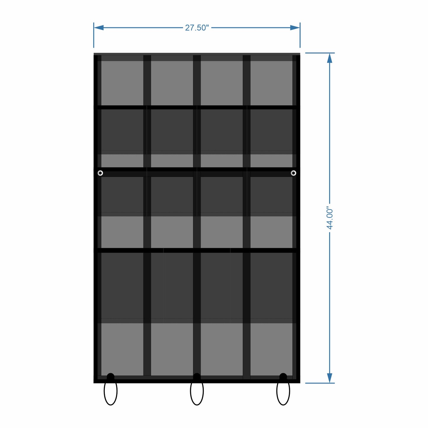 Center Console Curtain for Key West 210BR, 230BR, 250BR, 189FS, 203FS