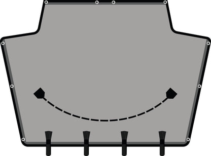 Key West T-Top Storage for SOFTTOPS 210BR, 203FS, & Others