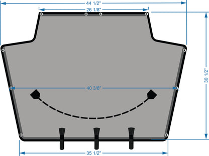 Key West T-Top Storage for Softtops 210BR, 203FS, & Others