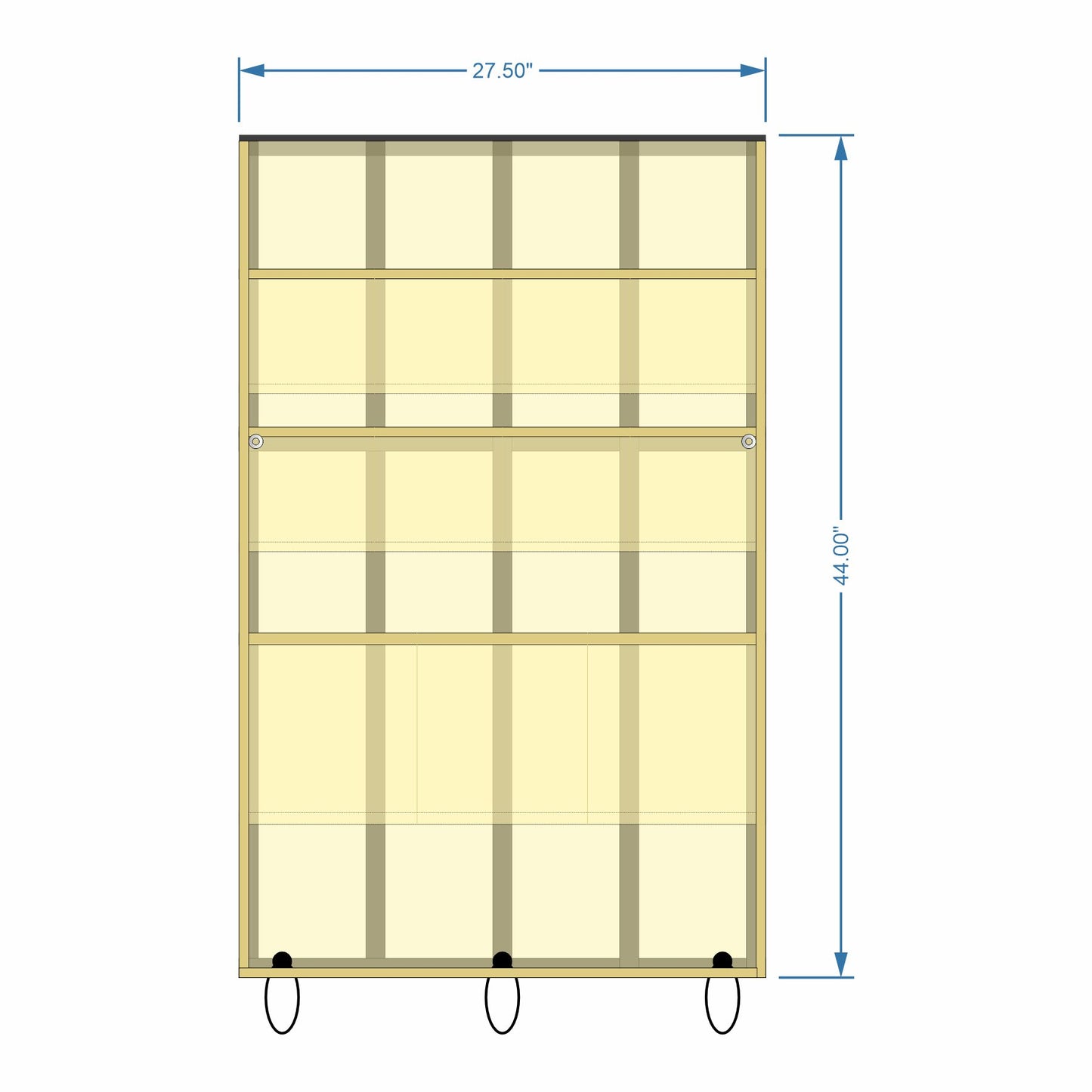 Key West 210BR, 230BR, and 189FS Center Console Curtain